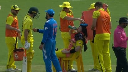 IND vs AUS 3rd ODI: வாட்டி வதைத்த வெயில், மைதானத்திலேயே சேரில் ரெஸ்ட் எடுத்த ஸ்டீவ் ஸ்மித்!