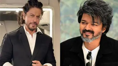 'ദളപതി ചിത്രത്തിനായി വെയ്റ്റിംഗ്..'; വിജയിയോട് ഷാരൂഖ് ഖാൻ, മറുപടി ഏറ്റെടുത്ത് ആരാധകർ