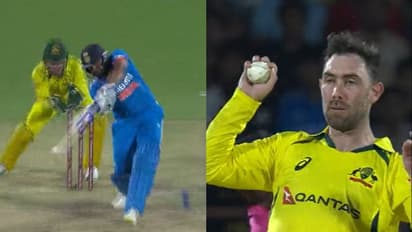 രോഹിത്തിന്‍റെ 'വെടിയുണ്ട' അവിശ്വസനീയമായി കൈയിലൊതുക്കി മാക്സ്‌വെല്‍, കണ്ണുതള്ളി ആരാധകർ-വീഡിയോ