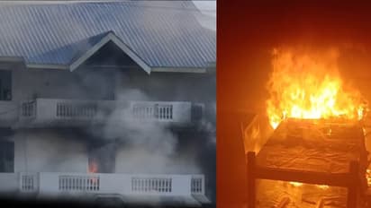 വിദ്യാർഥികളുടെ മരണം; മണിപ്പൂരിൽ ബിജെപി ഓഫീസിന് തീവെച്ചു, നിലയ്ക്കാതെ പ്രതിഷേധം