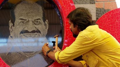 കരിങ്കല്ലില് കൊത്തിയ കോടിയേരിച്ചിരി; പയ്യാമ്പലത്ത് സ്മൃതിമണ്ഡപം ഒരുങ്ങി, അനാച്ഛാദനം ഒക്ടോബര് 1ന്