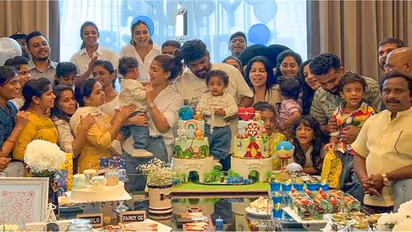 Nayanthara, Vignesh Shivan celebrate twins Uyir, Ulga's birthday in Malaysia; see photos