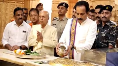 'Beginning of ISRO': Chairman Somanath seeks blessings at Somnath temple; envisions more milestones (WATCH)