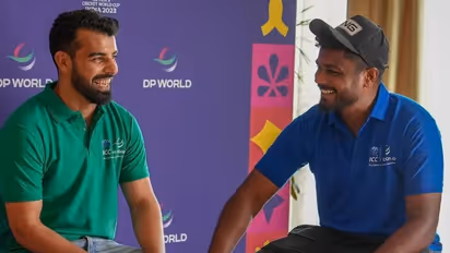 വൈറല്‍ ഫോട്ടോ! പാകിസ്ഥാന്‍ ഓള്‍ റൗണ്ടര്‍ ഷദാബ് ഖാനൊപ്പം സഞ്ജു സാംസണ്‍! അപൂര്‍വ ചിത്രങ്ങളുടെ യഥാര്‍ത്ഥ്യമറിയാം