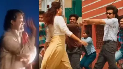 ആര്ഡിഎക്സ് ഗാനത്തിന് മോഹൻലാലിന്റെ ഡാൻസ്, വീഡിയോയില് നീല നിലവേ ചുവടുകളുമായി സൂപ്പര് താരം