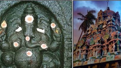 உண்மையிலேயே அதிசயம் தான்.. சிலைக்குள் செல்லும் பூ! இந்த பூ விழுங்கி விநாயகர் பற்றி தெரியுமா?