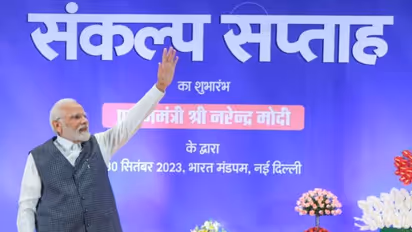 'Symbol of success of Team Bharat...' PM Modi at ‘Sankalp Saptaah’ launch