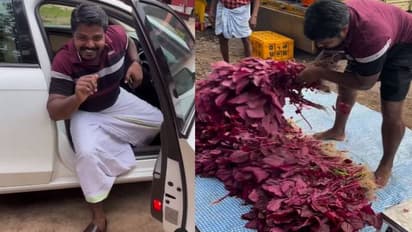 ഓഡി കാറിൽ പോയി ചീര വിറ്റ മലയാളി കർഷകൻ, വീഡിയോ വൈറൽ, കാണാം