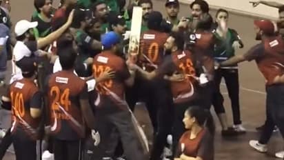 ಸೆಲೆಬ್ರೆಟಿ ಕ್ರಿಕೆಟ್ ಲೀಗ್‌‌ನಲ್ಲಿ ಮಾರಾಮಾರಿ, 6 ಮಂದಿಗೆ ಗಾಯ, ಟೂರ್ನಿ ರದ್ದು!