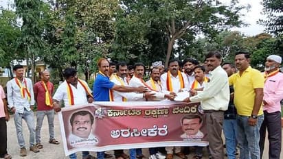 ರೈತರ ಹೊಲ-ಗದ್ದೆಗಳಿಗೆ ನೀರಿಲ್ಲ: ತಮಿಳುನಾಡಿಗೆ ಕಾವೇರಿ ನೀರನ್ನು ನಿಲ್ಲಿಸುವಂತೆ ಕರವೇ ಒತ್ತಾಯ