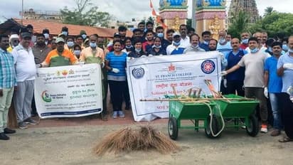 ಬೆಂಗಳೂರು ದಕ್ಷಿಣ: ಬೇಗೂರು ವಾರ್ಡ್ ನಾಗೇಶ್ವರ ದೇವಾಲಯದಲ್ಲಿ ಸ್ವಚ್ಛತಾ ಅಭಿಯಾನ