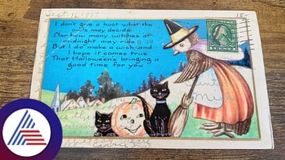 100 ವರ್ಷ ಹಳೆ ಪೋಸ್ಟ್ ಕಾರ್ಡಲ್ಲಿತ್ತು ಮಾಟಗಾತಿ ಚಿತ್ರ!