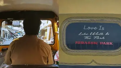 'Love is like...': Bengaluru auto displaying quirky message amid busy streets captivates the internet