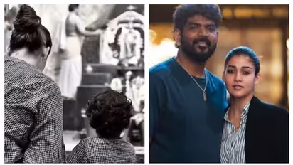 Nayanthara in Malaysia: Jawan actress visits temple with son and Vignesh Shivan (Photos)