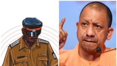 "ഇത് യുപിയാണ്, നിയമം എല്ലാവര്‍ക്കും ഒരുപോലെ.." കാറില്‍ സ്റ്റിക്കറൊട്ടിച്ച ഇൻസ്‍പെക്ടര്‍ക്ക് എട്ടിന്‍റെ പണി!