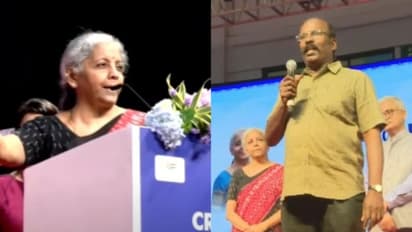 லோன் தரமறுகிறார்கள்.. கோவையில் மேடை ஏறி பரபரப்பை ஏற்படுத்திய நபர் - நிர்மலா சீதாராமன் கொடுத்த பதில் என்ன?