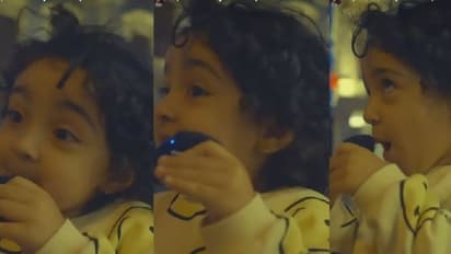 വീഡിയോ കണ്ടവര് പറയുന്നു 'പേളിയുടെ മകളല്ലേ, അത്ഭുതമില്ലെന്ന്' - വീഡിയോ വൈറല്