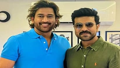 ధోనీని కలిసిన రామ్ చరణ్.. ఎందుకు? వైరల్ గా మారిన పిక్