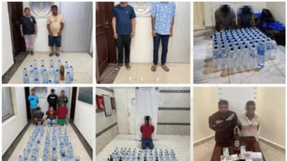 സ്വന്തമായി നിര്മ്മിച്ചതും വിദേശമദ്യവും; പിടിച്ചെടുത്തത് 265 കുപ്പി, 15 പ്രവാസികള് അറസ്റ്റില്