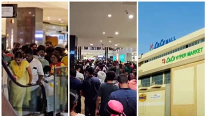ഉദ്ഘാടനം കഴിഞ്ഞിട്ട് ദിവസങ്ങള്‍ മാത്രം;  വന്‍ ജനത്തിരക്കില്‍ വീര്‍പ്പുമുട്ടി ഹൈദരാബാദിലെ ലുലു മാള്‍