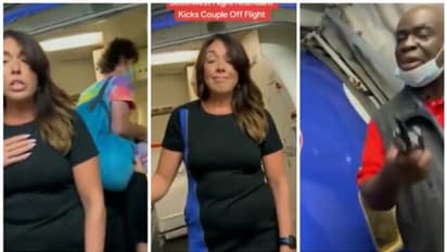 കണ്ടത് ഒരു കോടി പേർ! അടിച്ച് പൂസായി വിമാനത്തില് കയറാനെത്തിയ ദമ്പതികളെ വാതില്ക്കല് തടയുന്ന എയർ ഹോസ്റ്റസ്!