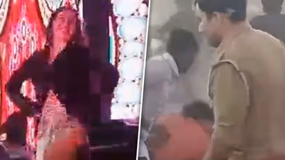 WATCH: Chaos during Russian dancers' performance in Jhansi goes viral; police resort to lathicharge