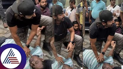 ಬೀದಿಯಲ್ಲಿ ಕುಸಿದ ವ್ಯಕ್ತಿಯ ಜೀವ ಕಾಪಾಡಿದ ನಟ ಗುರ್ಮೀತ್: ವಿಡಿಯೋ ವೈರಲ್