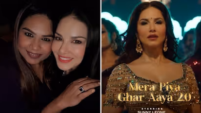 Sunny Leone stuns in chic fashion for night out; to re-create iconic Madhuri Dixit song 'Mere Piya Ghar Aaya'