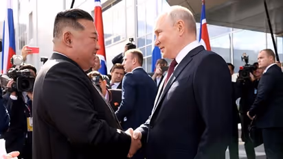 Vladimir Putin presents Russian made luxury car as gift to North Korea's Kim Jong Un