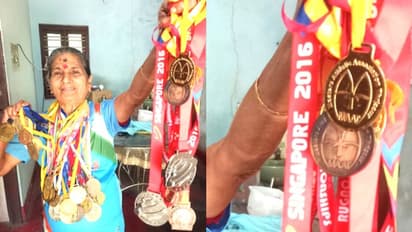 'ഏജ് ഈസ് ജസ്റ്റ് നമ്പർ'; 74-ാം വയസിൽ കായിക മത്സരങ്ങളിൽ മെഡലുകൾ വാരിക്കൂട്ടി വാസന്തി, ഇനി ദുബായിൽ...