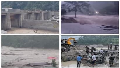മഴ, ഡാം തകർന്നു, പ്രളയം: കാണാതായ 62 പേരെ ജീവനോടെ കണ്ടെത്തി, രക്ഷാദൗത്യം ദുർഘടമാക്കി സിക്കിമിൽ മഴ തുടരുന്നു