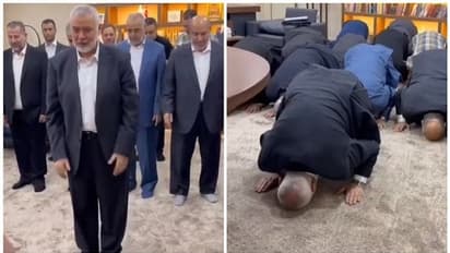 ಇಸ್ರೇಲ್ ಮೇಲಿನ ದಾಳಿಯ ವಿಡಿಯೋ ಬರುತ್ತಿದ್ದಂತೆ 'ಅಲ್ಲಾಹ್' ಗೆ ಇದ್ದಲ್ಲಿಂದಲೇ ಸಜ್ದಾ ಮಾಡಿದ ಹಮಾಸ್ ಮುಖ್ಯಸ್ಥ!