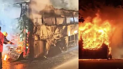  ஊட்டிக்கு சுற்றுலா வந்த பேருந்தில் நள்ளிரவில் தீ விபத்து.! 57 கல்லூரி மாணவர்கள் உயிர் தப்பியது எப்படி? 