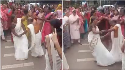 എല്ലാം മറന്ന് ആടിപ്പാടി സരോജനി ചേച്ചിയും ശാന്തേച്ചിയും, ദൃശ്യങ്ങൾ പങ്കുവെച്ച് മന്ത്രി -വീഡിയോ