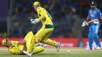 ഇങ്ങനെയൊക്കെ ക്യാച്ച് വിടാമോ? മിച്ചല് മാര്ഷ് കൈവിട്ടത് വിരാട് കോലിയെ മാത്രമല്ല, മത്സരം കൂടിയാണെന്ന് ആരാധകര്