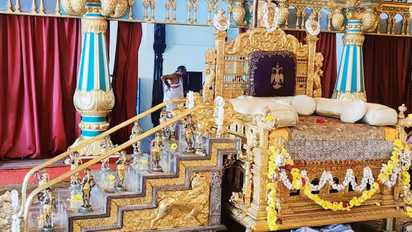 Mysuru Dasara 2023: Golden Throne to be assembled in Mysuru Palace today