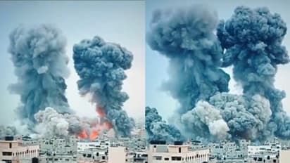 ಮಸೀದಿಗಳಲ್ಲಿ ಅಡಗಿಕೊಂಡ ಹಮಾಸ್ ಉಗ್ರರ ಮೇಲೆ ಬಾಂಬ್, ಸೋಮವಾರ ಒಂದೇ ದಿನ 1149 ಏರ್ಸ್ಟ್ರೈಕ್!