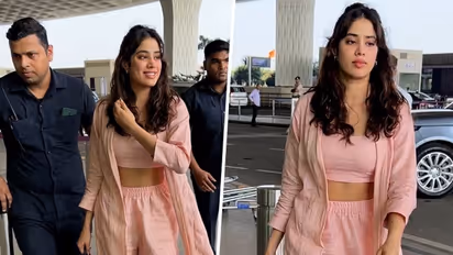 Janhvi Kapoor spotted at the airport with alleged boyfriend Shikhar Pahariya, sparks vacation rumours