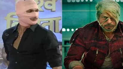 ஷாருக்கானின் ஜவான் கெட்டப்பில் வந்து டயலாக் பேசும் ஷிகர் தவான் – வைரலாகும் வீடியோ!