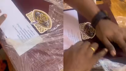 பிக்பாஸ்ஸிடம் இருந்து விஜய் டிவி பிரபலத்திற்கு சென்ற கிஃப்ட்! இவர் தான் வைல்ட் கார்டா? வைரலாகும் வீடியோ!