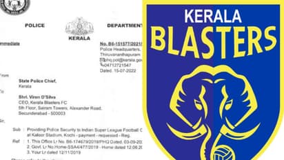 സുരക്ഷ ഒരുക്കിയതിന് നല്കാനുള്ളത് ഒരു കോടിയിലധികം രൂപ, കേരള ബ്ലാസ്റ്റേഴ്സിന് കത്തയച്ച് പൊലീസ് മേധാവി