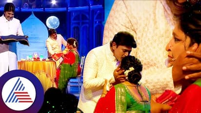 ಮರುಜನ್ಮ ಪಡೆದ ಪತ್ನಿಗೆ ಜೋಡಿ ನಂ.1 ವೇದಿಕೆಯಲ್ಲಿ ಸೀರೆ ಕೊಟ್ಟು ಕಣ್ಣೀರು ತರಿಸಿದ  'ಅಮೃತಧಾರೆ' ಆನಂದ್​ 