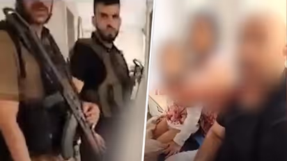 Hamas live-streams hostage horror! Gunmen orders shaken family to 'tell Israel we are here' - WATCH