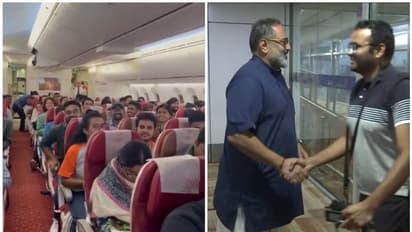 ഓപ്പറേഷന് അജയ്; ഇസ്രയേലിൽ നിന്നുള്ള ആദ്യ വിമാനം ദില്ലിയിലെത്തി, 7 മലയാളികളടക്കം 212 പേര് സംഘത്തില്