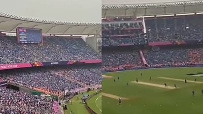 Watch: ಪಾಕಿಸ್ತಾನ ತಂಡದ ಬ್ಯಾಟಿಂಗ್‌ ವೇಳೆ ಮೊಳಗಿದ ಜೈಶ್ರಿರಾಮ್‌ ಘೋಷಣೆ!