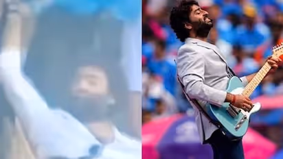 India Vs Pakistan 2023: Arijit Singh rejoices Babar Azam's wicket in iconic style - WATCH