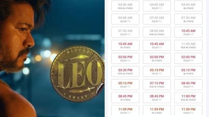 ലിയോ ടിക്കറ്റ് ബുക്കിംഗ് ആരംഭിച്ചു: ആദ്യഷോ ടിക്കറ്റുകള് വിറ്റുപോയത് നിമിഷങ്ങള്ക്കുള്ളില്.!