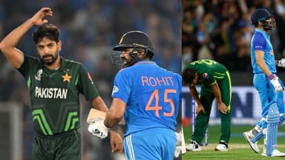 അന്ന് കോലി, ഇന്നലെ രോഹിത്; ബാബറിന്‍റെ വജ്രായുധമായ ഹാരിസ് റൗഫിനെ വെറും 'തല്ലുകൊള്ളി' യാക്കി ഹിറ്റ്മാൻ