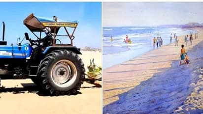 மெரினா கடற்கரையில் தூங்கிய நபர் மீது ஏறி இறங்கிய டிராக்டர்..! துடி துடித்து பலி- வெளியான அதிர்ச்சி தகவல்