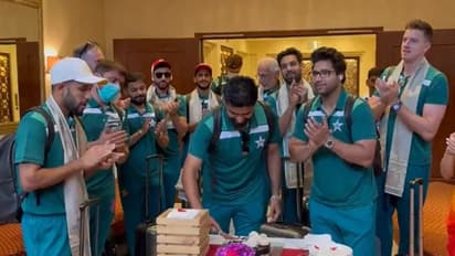 ODI World Cup 2023: Pakistan arrive in Bengaluru for Australia clash; celebrate Babar Azam's birthday (WATCH)